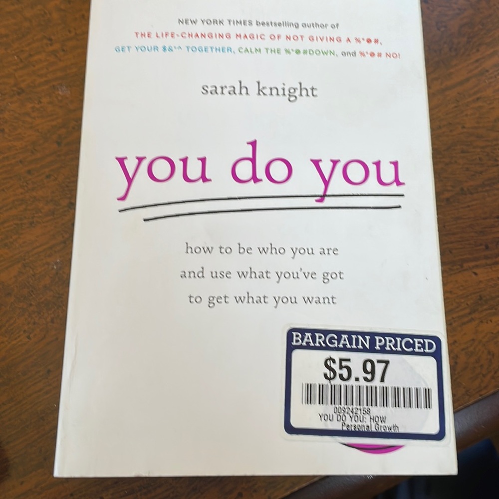 You do You by Sarah Knight